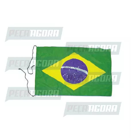 BANDEIRA DO BRASIL 90X60 CMS. COM CORDAO (319001)
