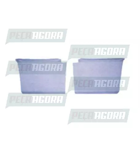 PAR TAPA ESTRIBO PEGA CHINELO MERCEDES BENZ 1618 BICUDO FIBRA (279060)