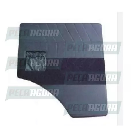 PAR FORRO PORTA MERCEDES BENZ 1114 COM BOLSA VELUDO PRETO (146056)