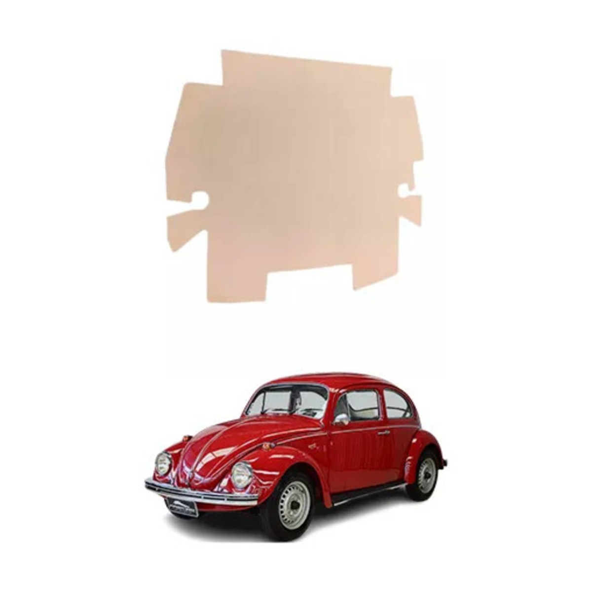 PAPELAO CAPO PORTA MALA VW FUSCA 1975 A 1980 COM AVARIA (M305057-AVA)