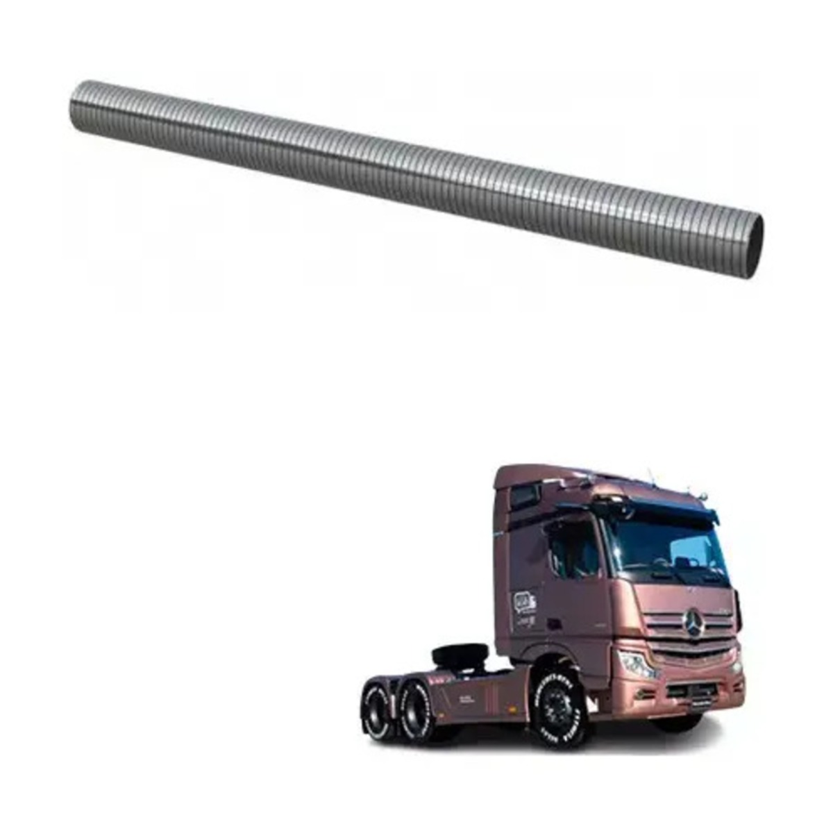 TUBO FLEXIVEL GALVANIZADO 5POL X 1000MM UNIVERSAL (TM2065-D109)