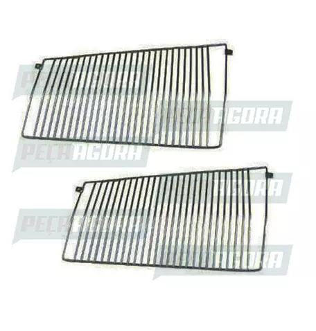 PAR GRADE PROTETORA FAROL CROMADA VOLVO FH-12 04 ... TRIPLA (135080)