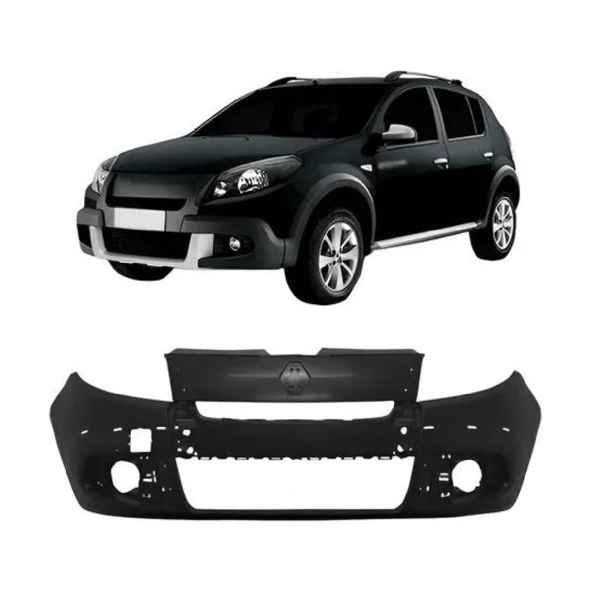 PARACHOQUE TRASEIRO SANDERO STEPWAY 2014 A 2019 (RF24875)