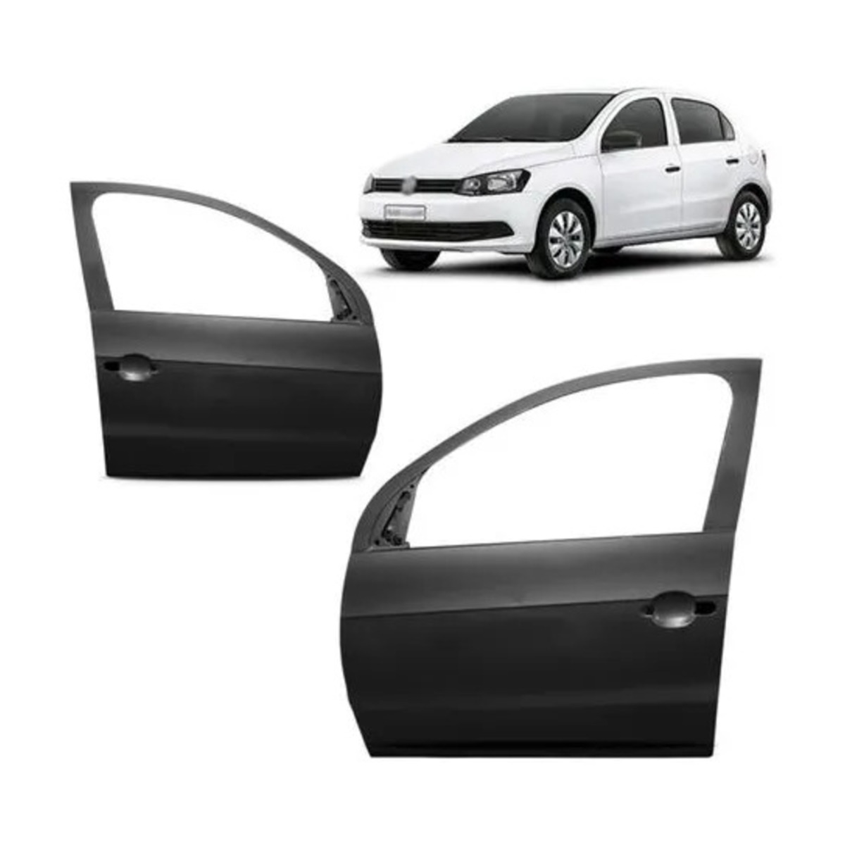PAR PORTA DIANTEIRA GOL 2009 A 2022 ESQUERDO | DIREITO (K.RF28751-RF28750)