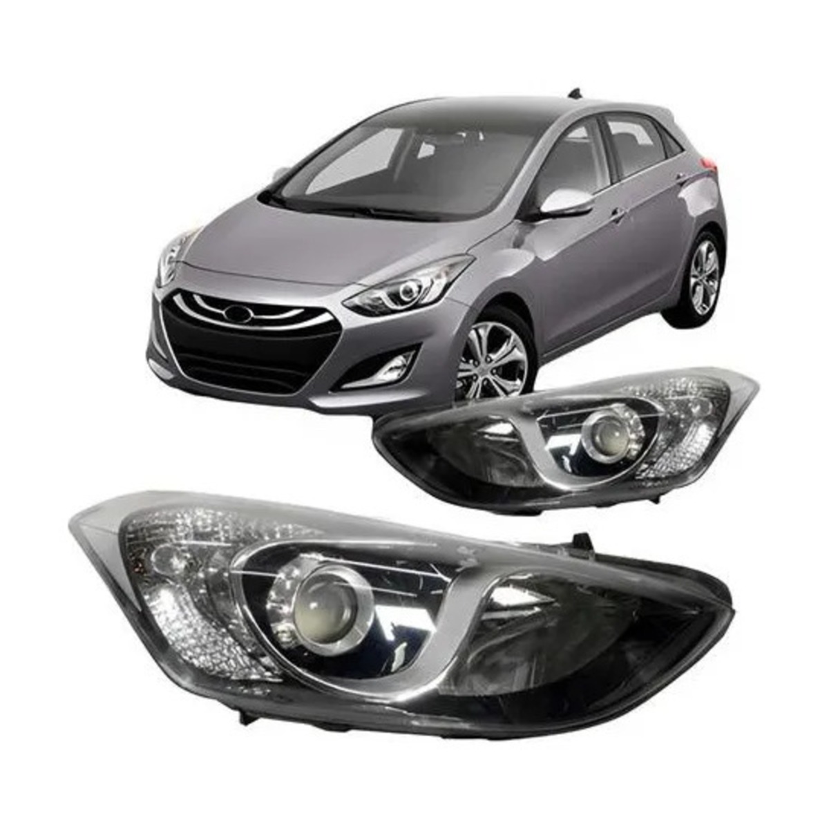 PAR FAROL I30 2013 A 2016 ESQUERDO | DIREITO (K.RF27651-RF27652)