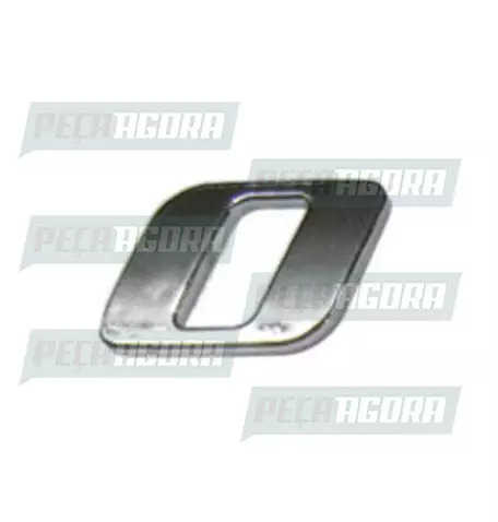 EMBLEMA CROMADO ADESIVO MERCEDES BENZ ATEGO/AXOR ''0'' (9438172014.)