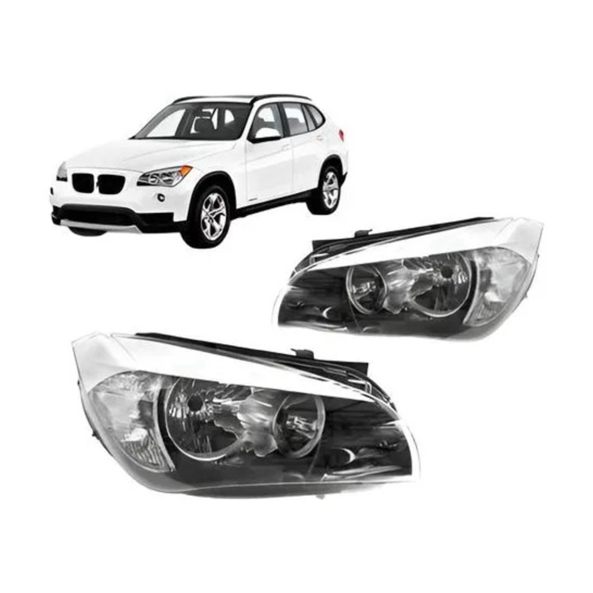 PAR FAROL X1 2009 A 2013 ESQUERDO | DIREITO (K.RF30613-RF30612)