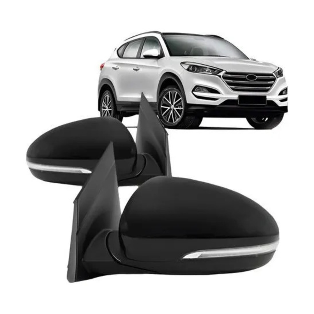 PAR RETROVISOR TUCSON 2017 A 2024 ESQUERDO | DIREITO (K.RF28727-RF28728)