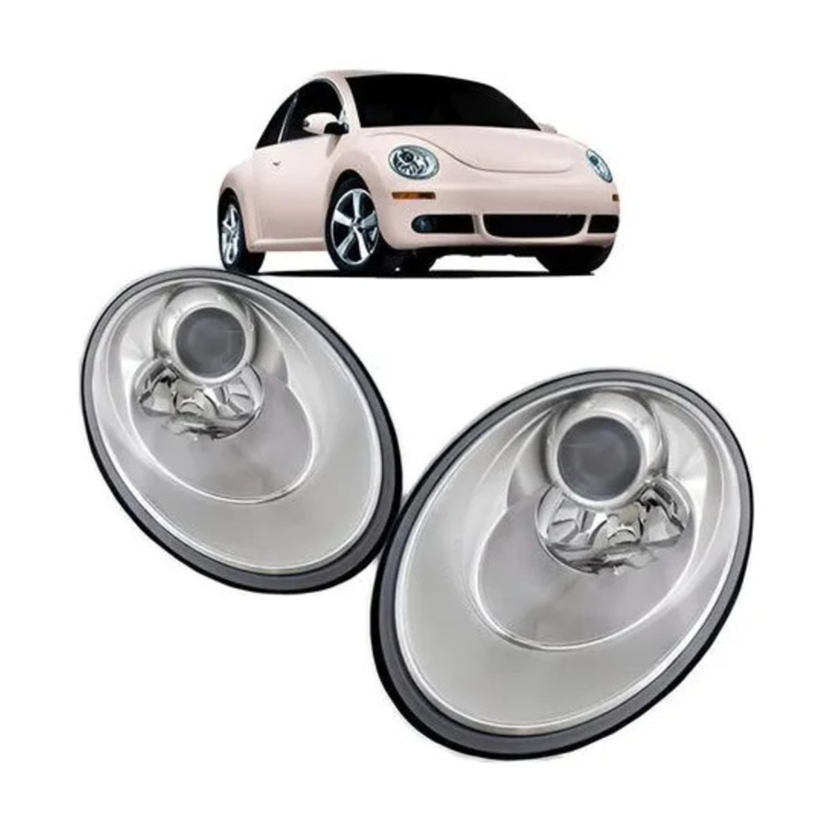 PAR FAROL NEW BEETLE 2006 A 2011 ESQUERDO | DIREITO (K.RF20501-RF20500)