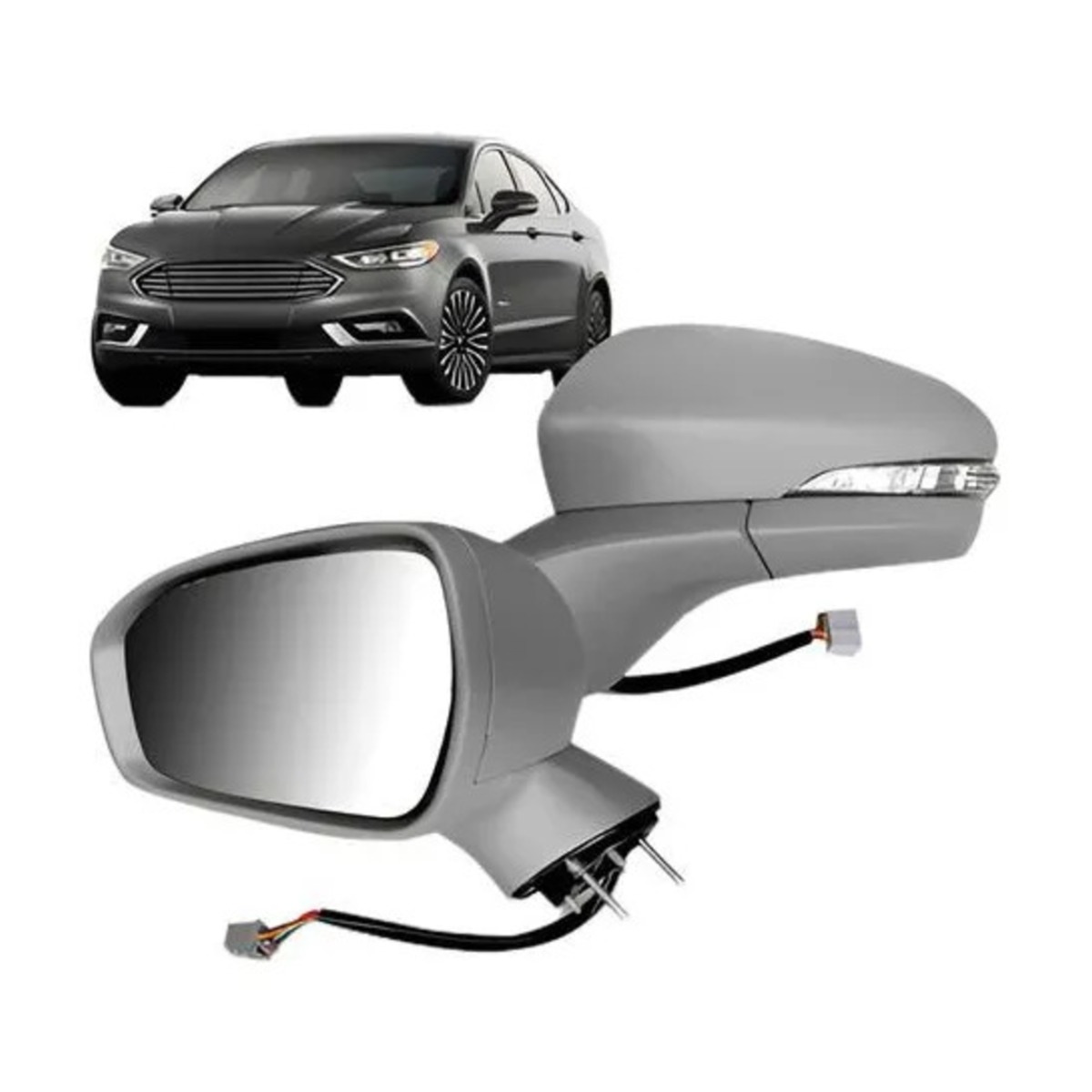 PAR ESPELHO RETROVISOR FUSION 2013 A 2019 ESQUERDO | DIREITO (K.RF26869-RF26868)