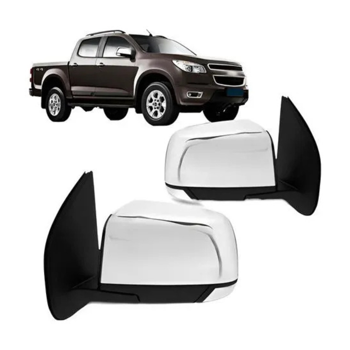 PAR RETROVISOR S10 2012 A 2024 ESQUERDO | DIREITO (K.RF26867-RF26866)