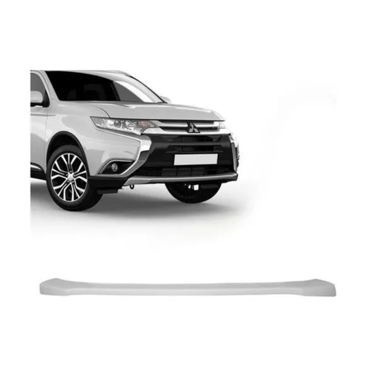 MOLDURA PARA CHOQUE DIAN/TRAS OUTLANDER 2016 A 2022 (RF28327)