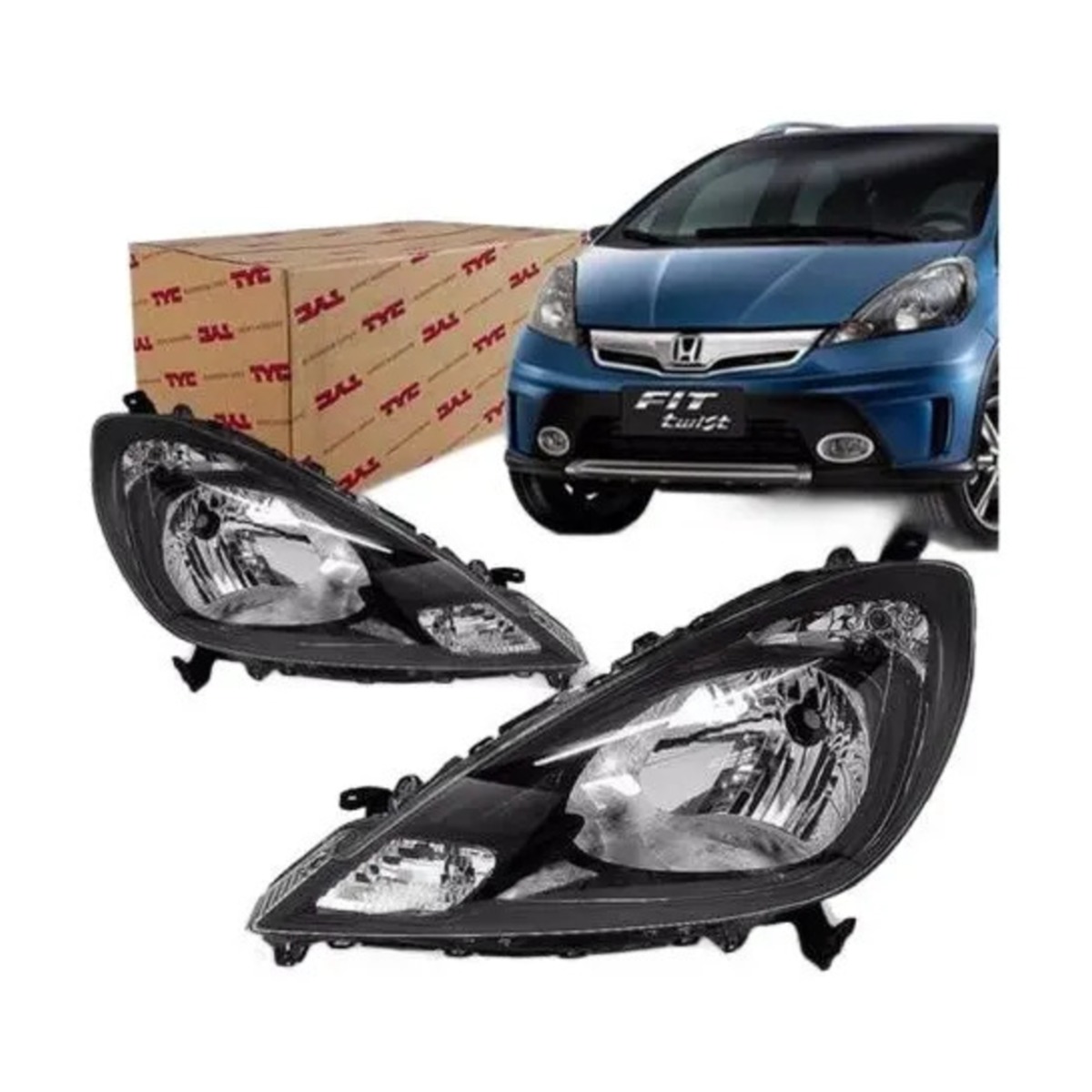 PAR FAROL FIT TWIST 2013.2014 ESQUERDO | DIREITO (K.RF22679-RF22678)