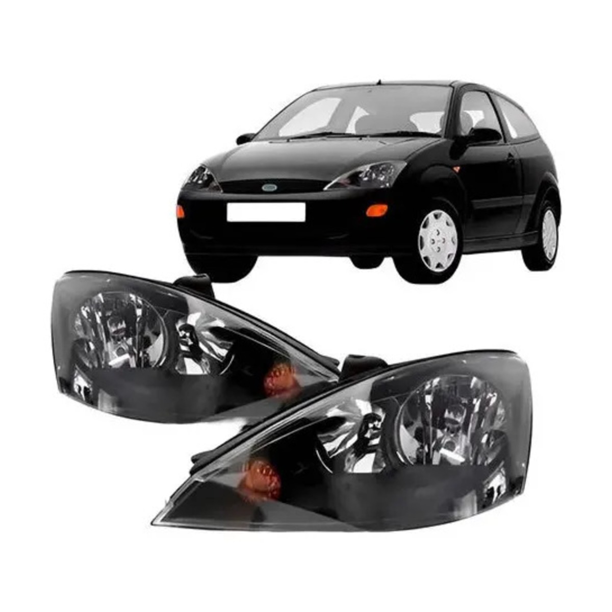 PAR FAROL FOCUS 2004 A 2008 ESQUERDO | DIREITO (K.RF20225-RF20226)