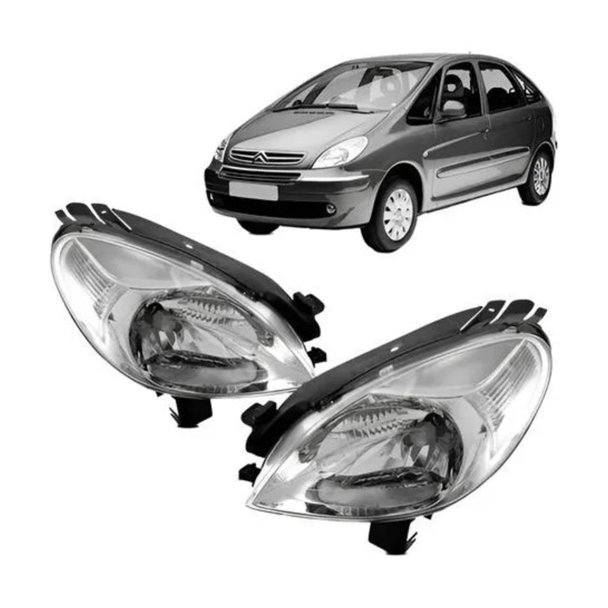 PAR FAROL PICASSO 2008 A 2011 ESQUERDO | DIREITO (K.RF16269-RF16268)