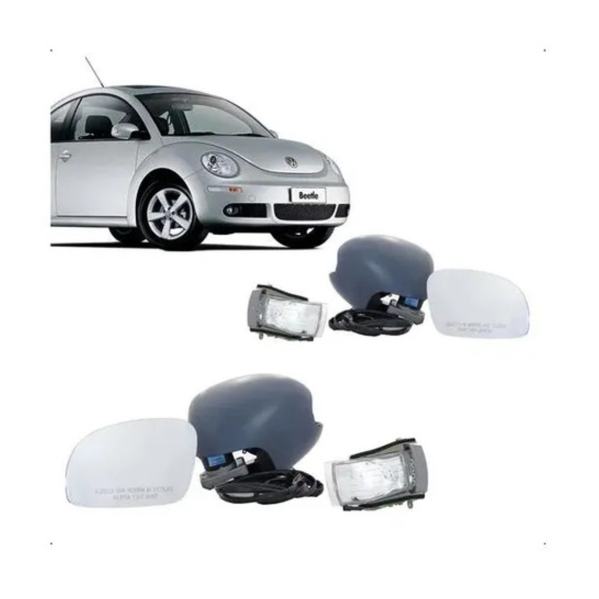 ESPELHO RETROVISOR EXTERNO NEW BEETLE 2006 A 2011 (RF27959)