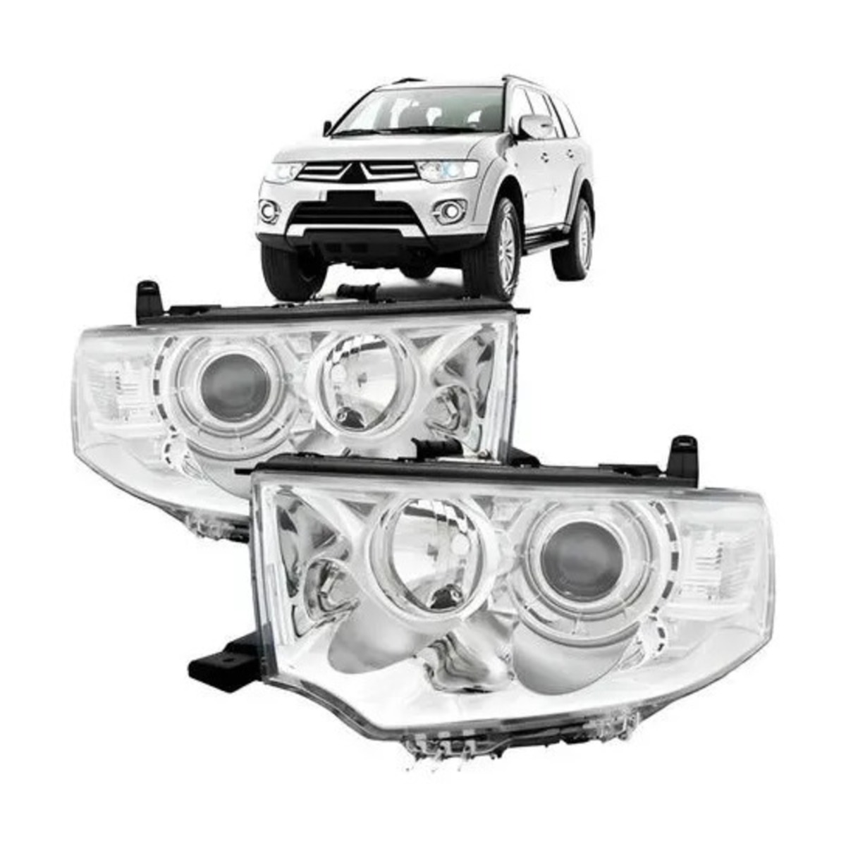 PAR FAROL PAJERO DAKAR 2009 A 2013 ESQUERDO | DIREITO (K.RF32679-RF32680)