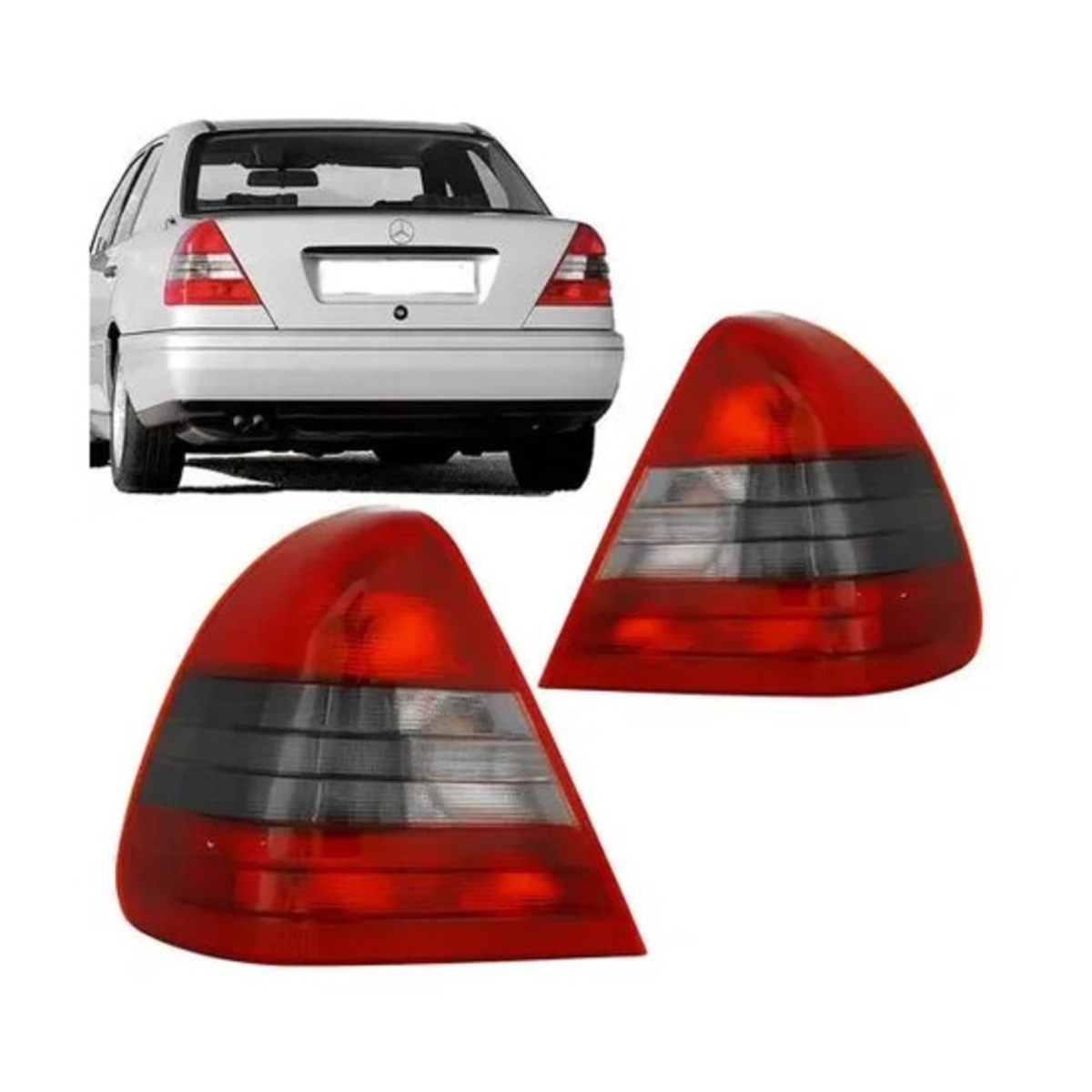 PAR C200 94/00 LANT TRAS CRISTAL/FUME C200 1994 A 2000 ESQUERDO | DIREITO (K.RF1