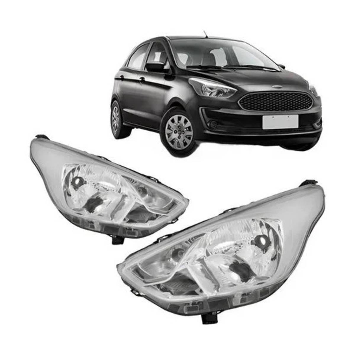 PAR FAROL KA 2019 A 2022 ESQUERDO | DIREITO (K.RF30553-RF30554)