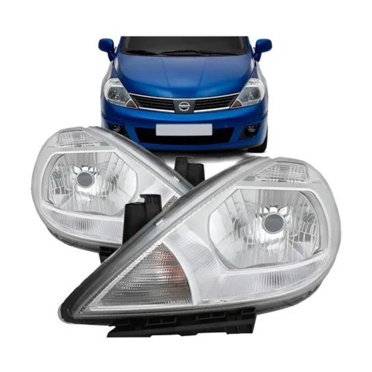 PAR FAROL TIIDA 2007 A 2013 ESQUERDO | DIREITO (K.RF32627-RF32628)