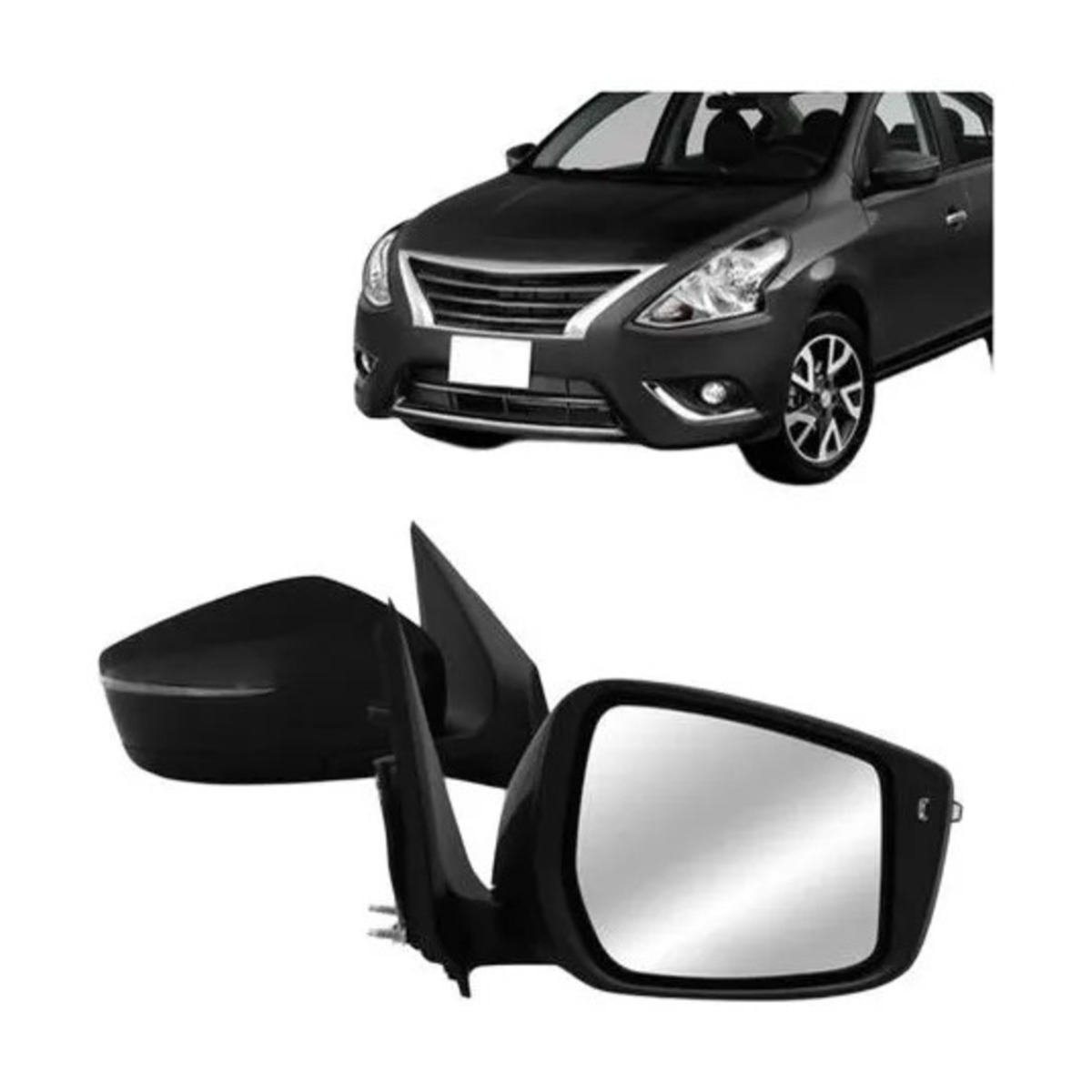 PAR RETROVISOR VERSA 2015 A 2019 ESQUERDO | DIREITO (K.RF25479-RF25480)