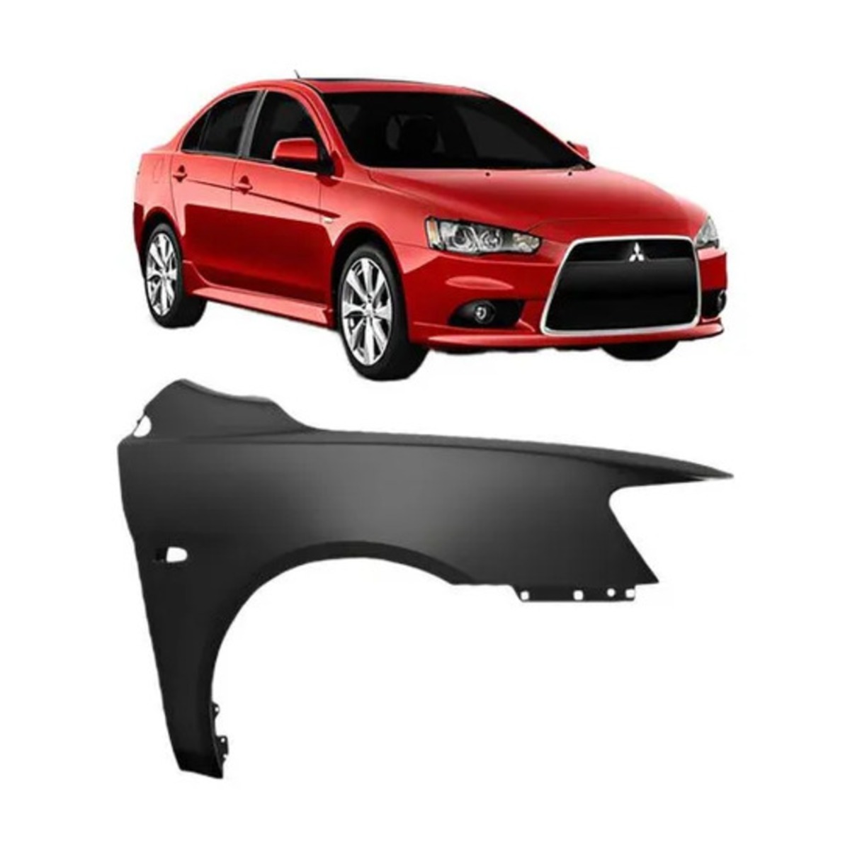 PAR PARALAMA LANCER 2008 A 2013 ESQUERDO | DIREITO (K.RF23877-RF23876)