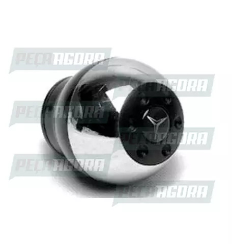 BOLA CAMBIO -SPORT REDONDA CROMADA/PRETO SEM LUZ (027032)