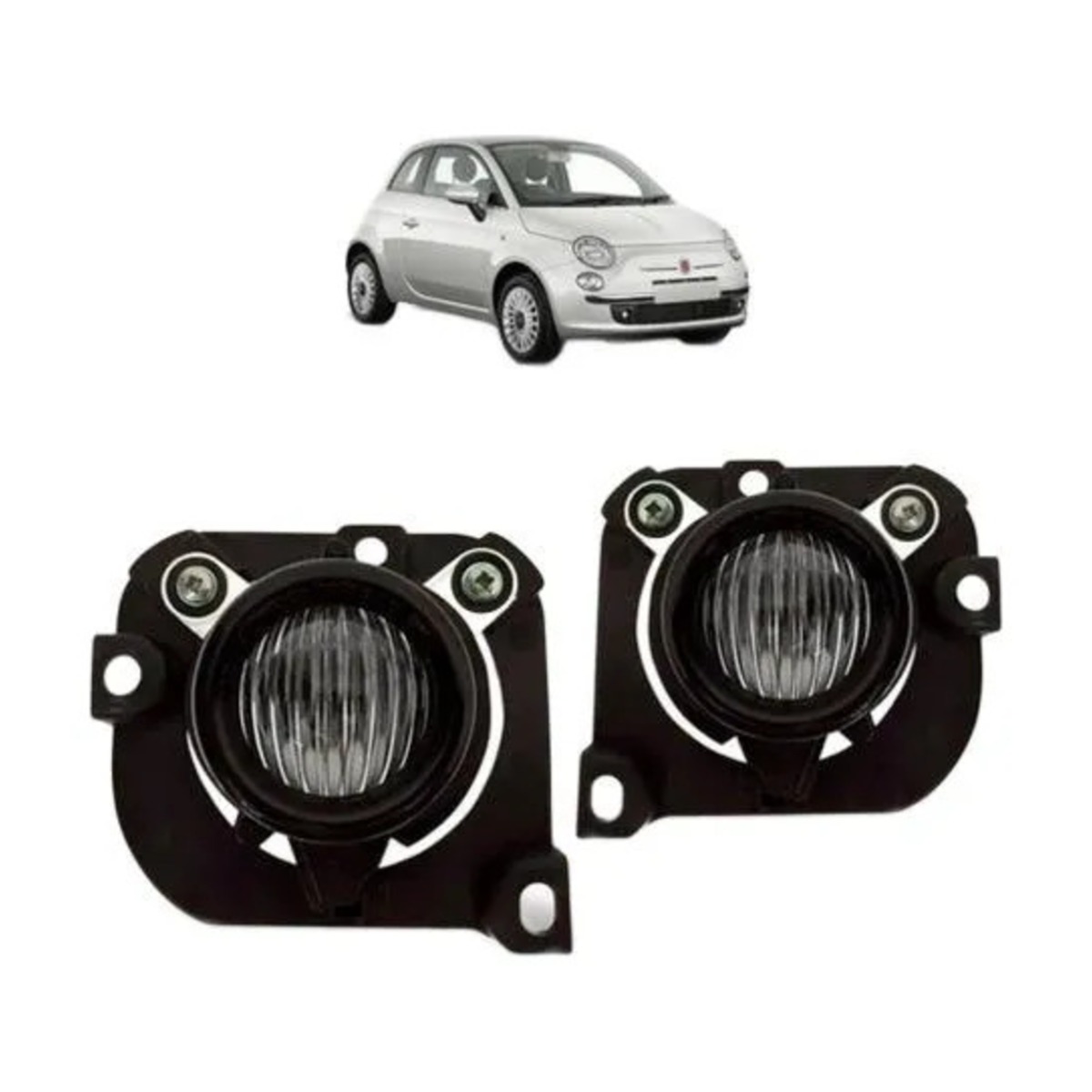 PAR FAROL MILHA AUXILIAR 500 SPORT 2008 A 2015 ESQUERDO | DIREITO (K.RF17921-RF1