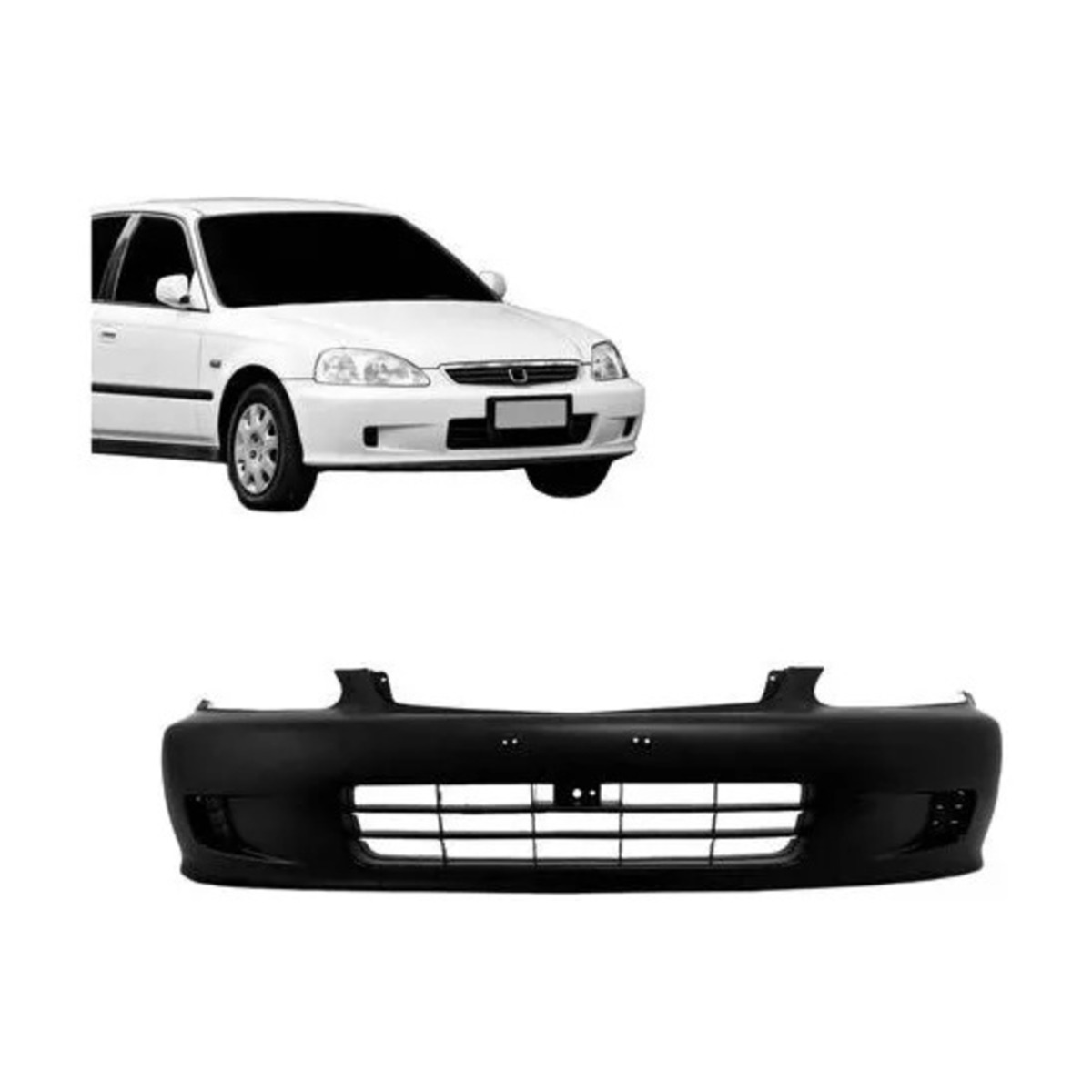 PARACHOQUE TRASEIRO CIVIC 1999 A 2000 (RF21675)