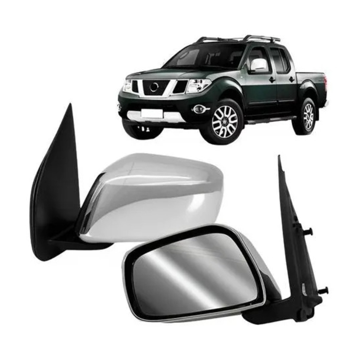 PAR RETROVISOR FRONTIER 2008 A 2016 ESQUERDO | DIREITO (K.RF21267-RF21266)