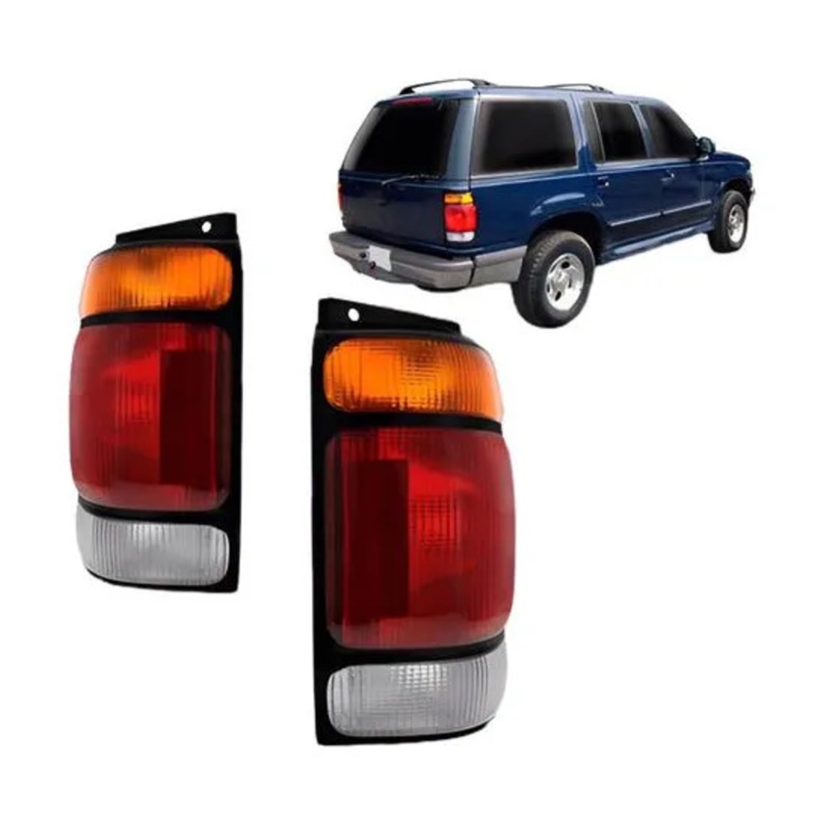 PAR LANTERNA TRASEIRA EXPLORER 1995 A 1997 ESQUERDO | DIREITO (K.RF19837-RF19836