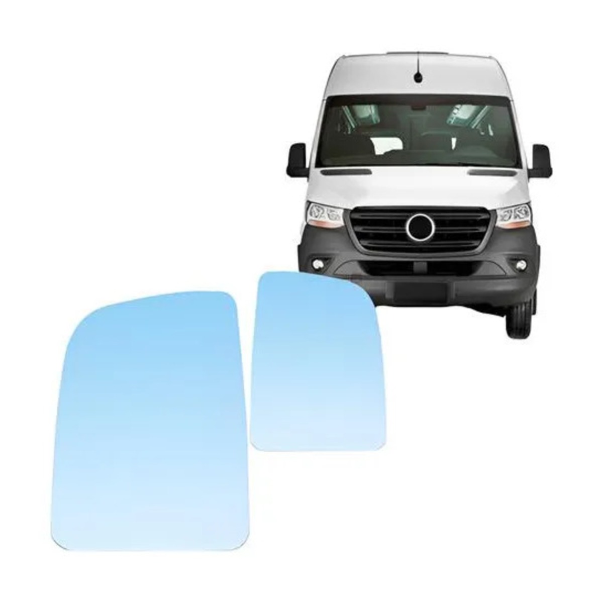 PAR LENTE RETROVISOR SPRINTER 2020 A 2025 ESQUERDO | DIREITO (K.RF29913-RF29914)