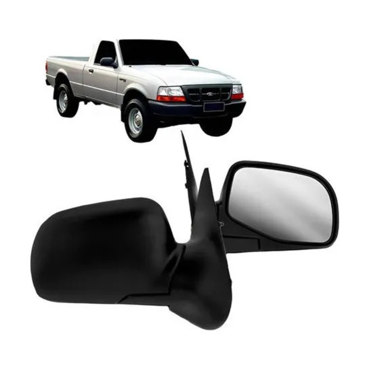 ESPELHO RETROVISOR EXTERNO RANGER 2010 A 2012 (RF15485)