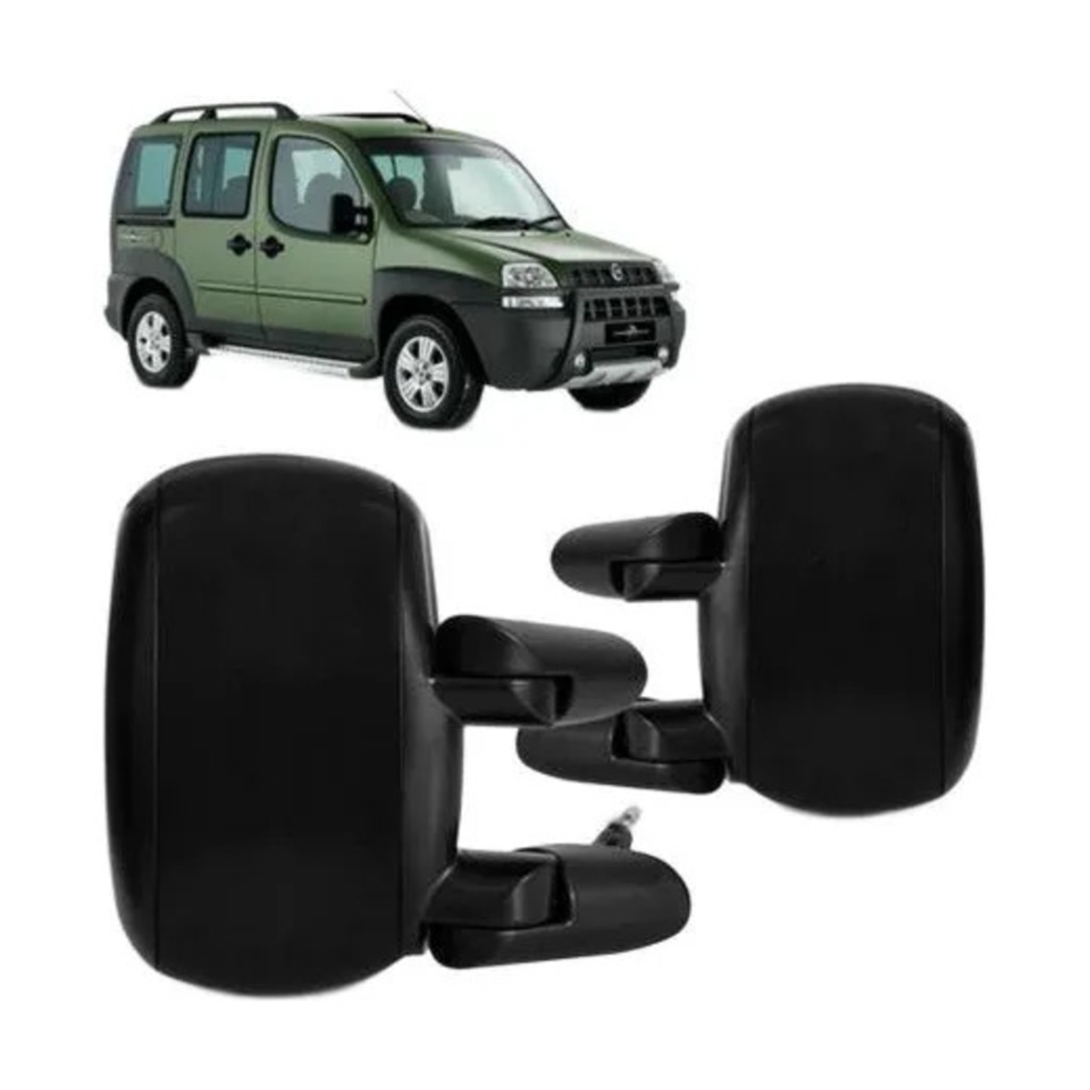 PAR RETROVISOR DOBLO 2002 A 2009 ESQUERDO | DIREITO (K.RF21309-RF21310)