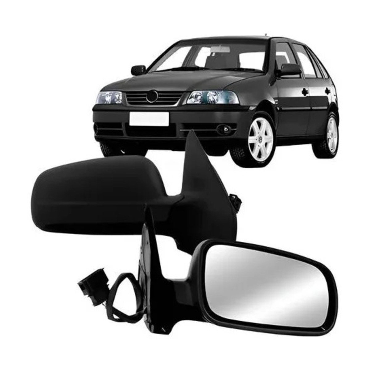 PAR RETROVISOR GOL 1999 A 2008 ESQUERDO | DIREITO (K.RF31619-RF31620)