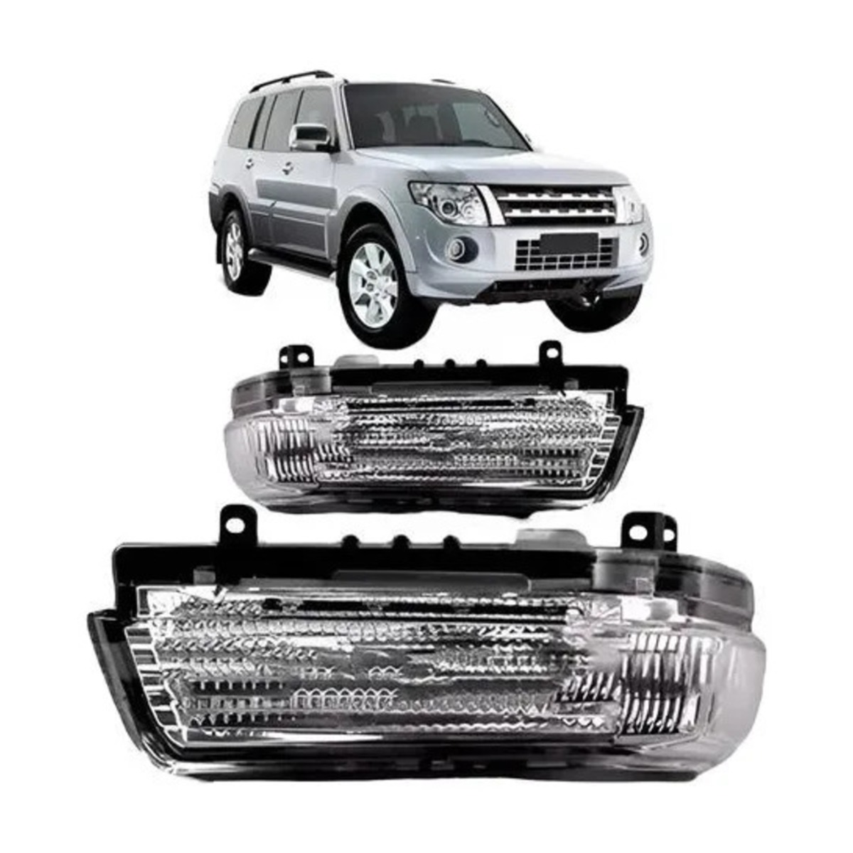 PAR PISCA RETROVISOR PAJERO FULL 2008 A 2021 ESQUERDO | DIREITO (K.RF26693-RF266