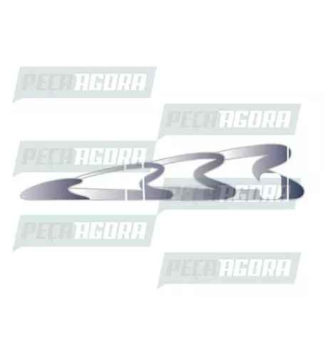 FAIXA LATERAL 1 LINHA MB 96 / 99 - LILAS / PRATA (418205)