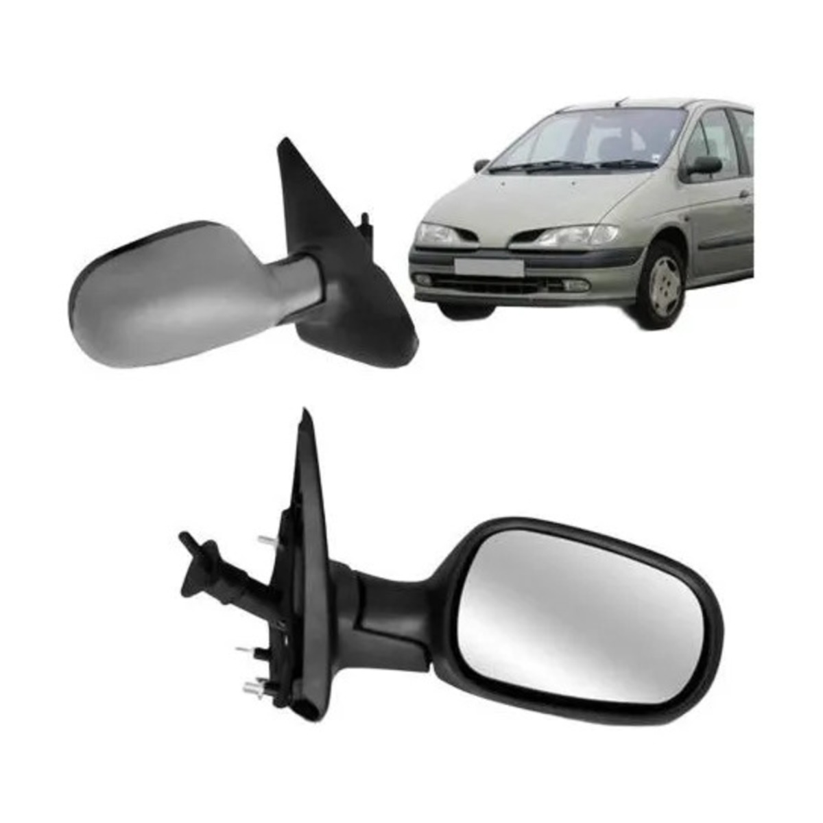 PAR RETROVISOR MEGANE 1999 A 2003 ESQUERDO | DIREITO (K.RF21261-RF21260)