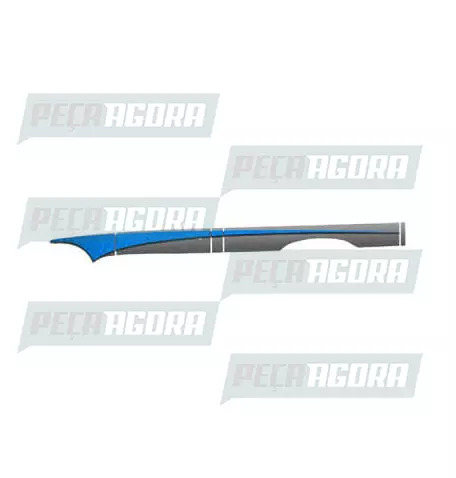 FAIXA LATERAL 1 LINHA D20 2006 CABINE SIMPLES - AZUL (417799)