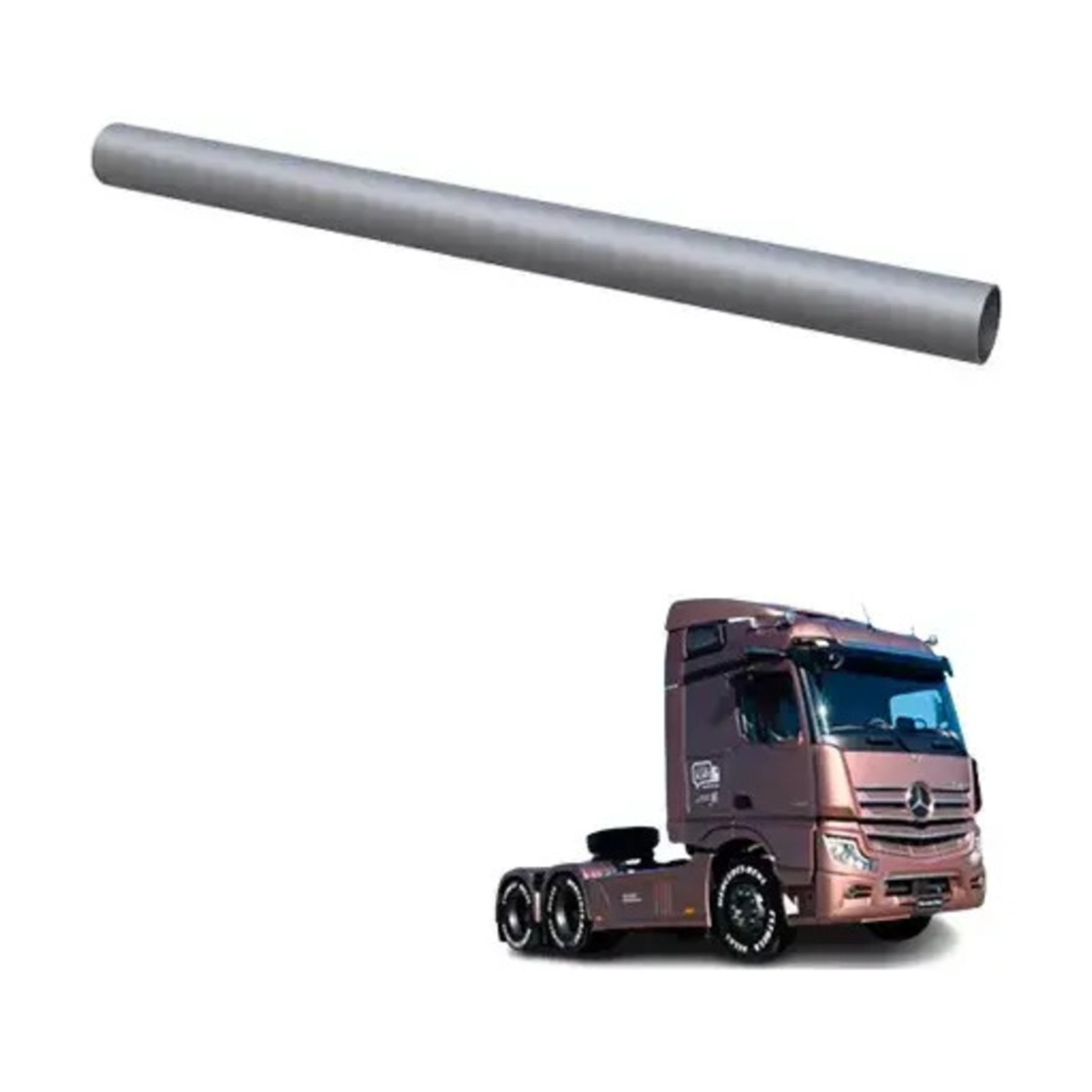 TUBO RETO 3 POL X 2000MM UNIVERSAL (TB2027-B070J)