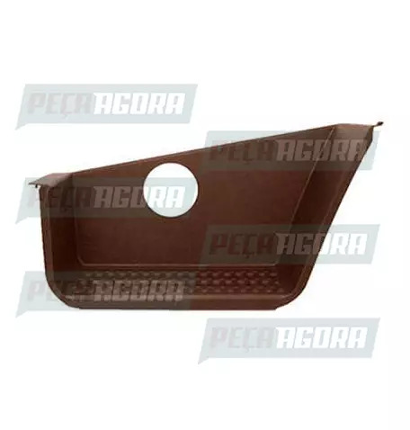 REVESTIMENTO ESTRIBO MERCEDES BENZ 1618/1935 BICUDO DIR. MARROM PLASTICO (688686