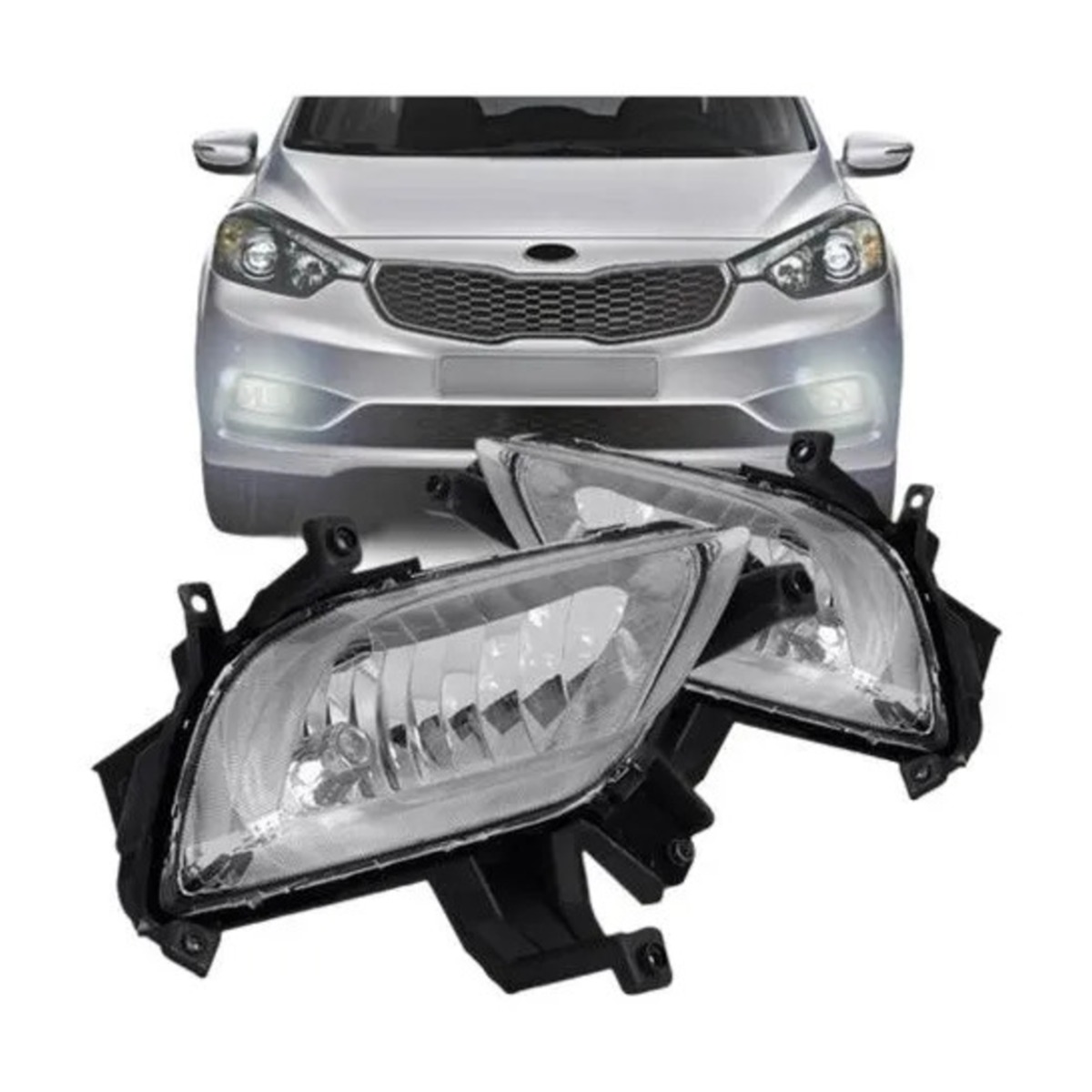 PAR FAROL MILHA AUXILIAR CERATO 2014 A 2016 ESQUERDO | DIREITO (K.RF32953-RF3295