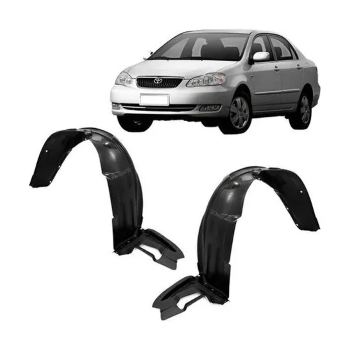 PAR PARABARRO COROLLA 2003 A 2008 ESQUERDO | DIREITO (K.RF30929-RF30928)