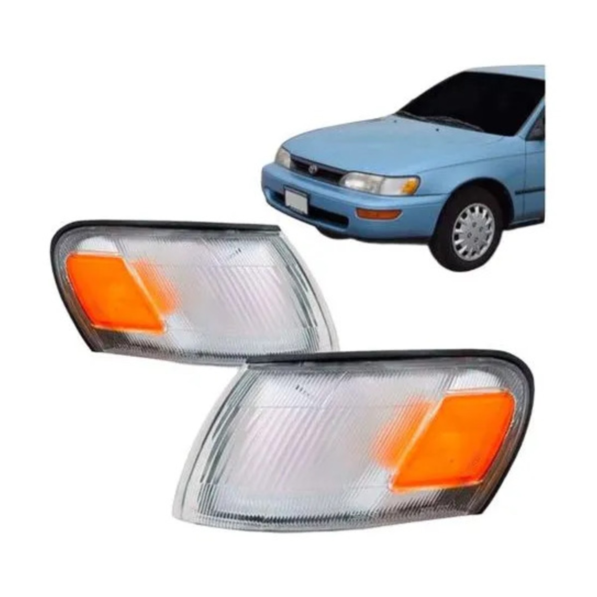 PAR PISCA LANTERNA DIANTEIRA COROLLA 1993 A 1997 ESQUERDO | DIREITO (K.RF15331-R