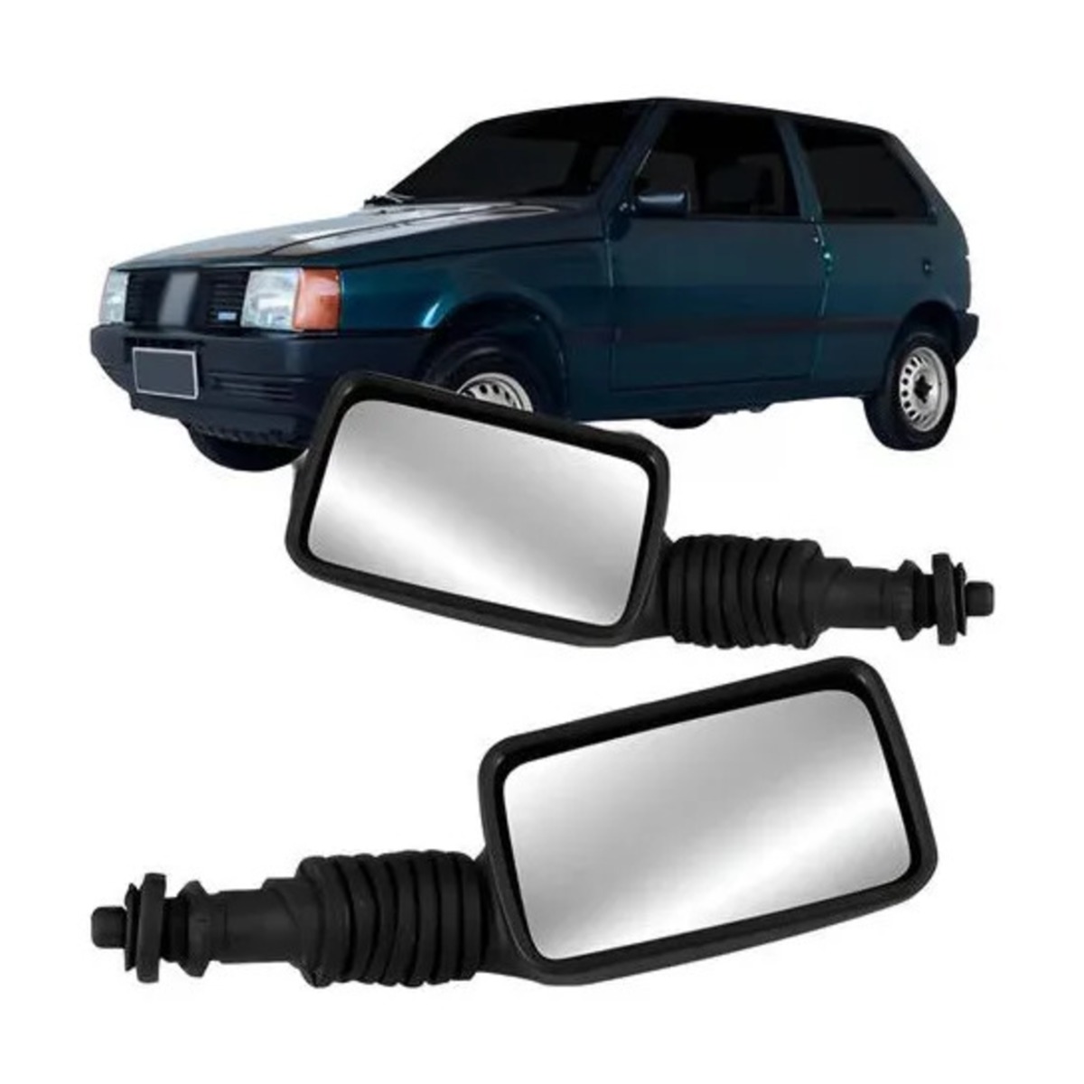PAR RETROVISOR UNO 1985 A 1991 ESQUERDO | DIREITO (K.RF1255.0-RF1254.1)