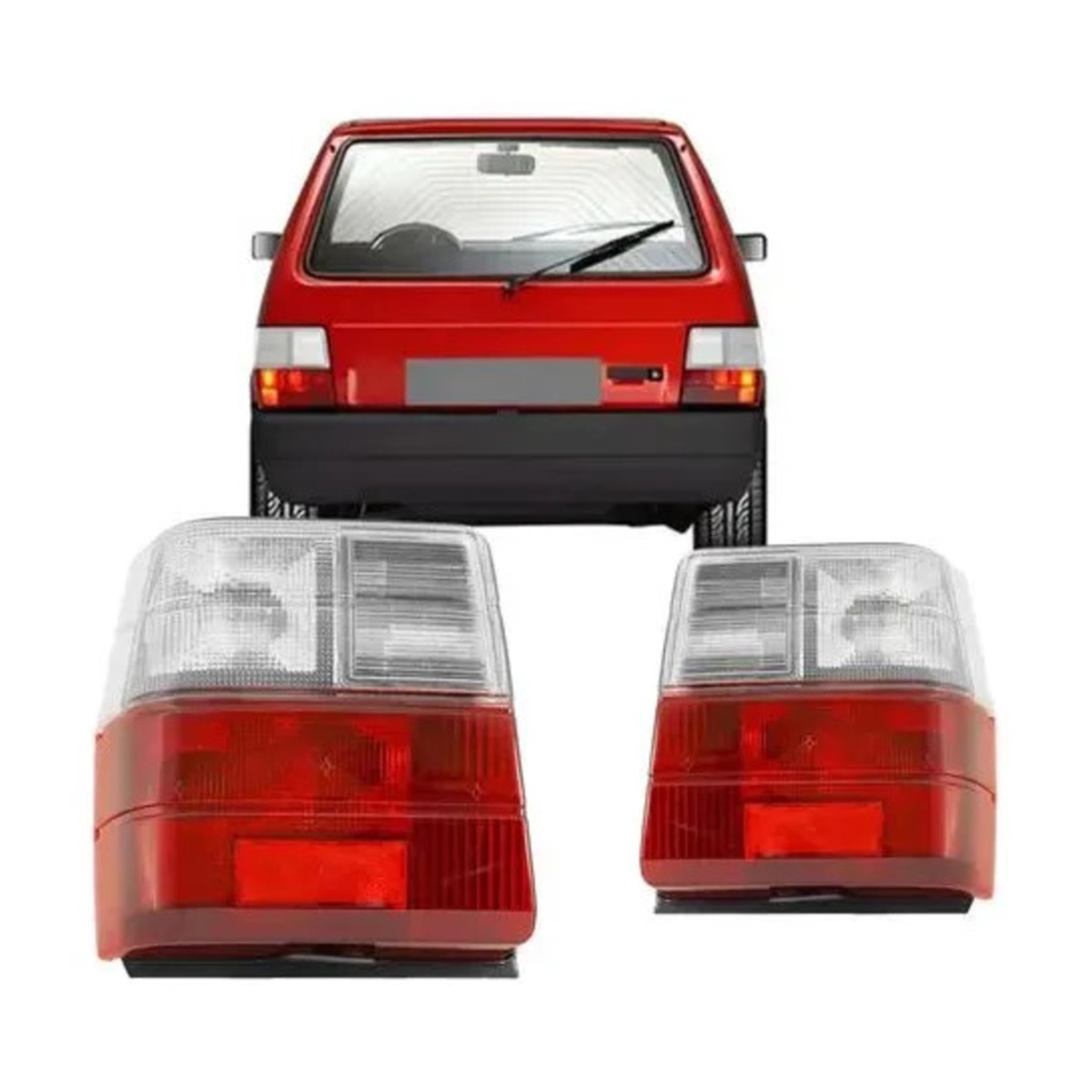 PAR UNO 85/03 LANT TRAS ACRIL BIC UNO 1985 A 2003 ESQUERDO | DIREITO (K.RFMP1044