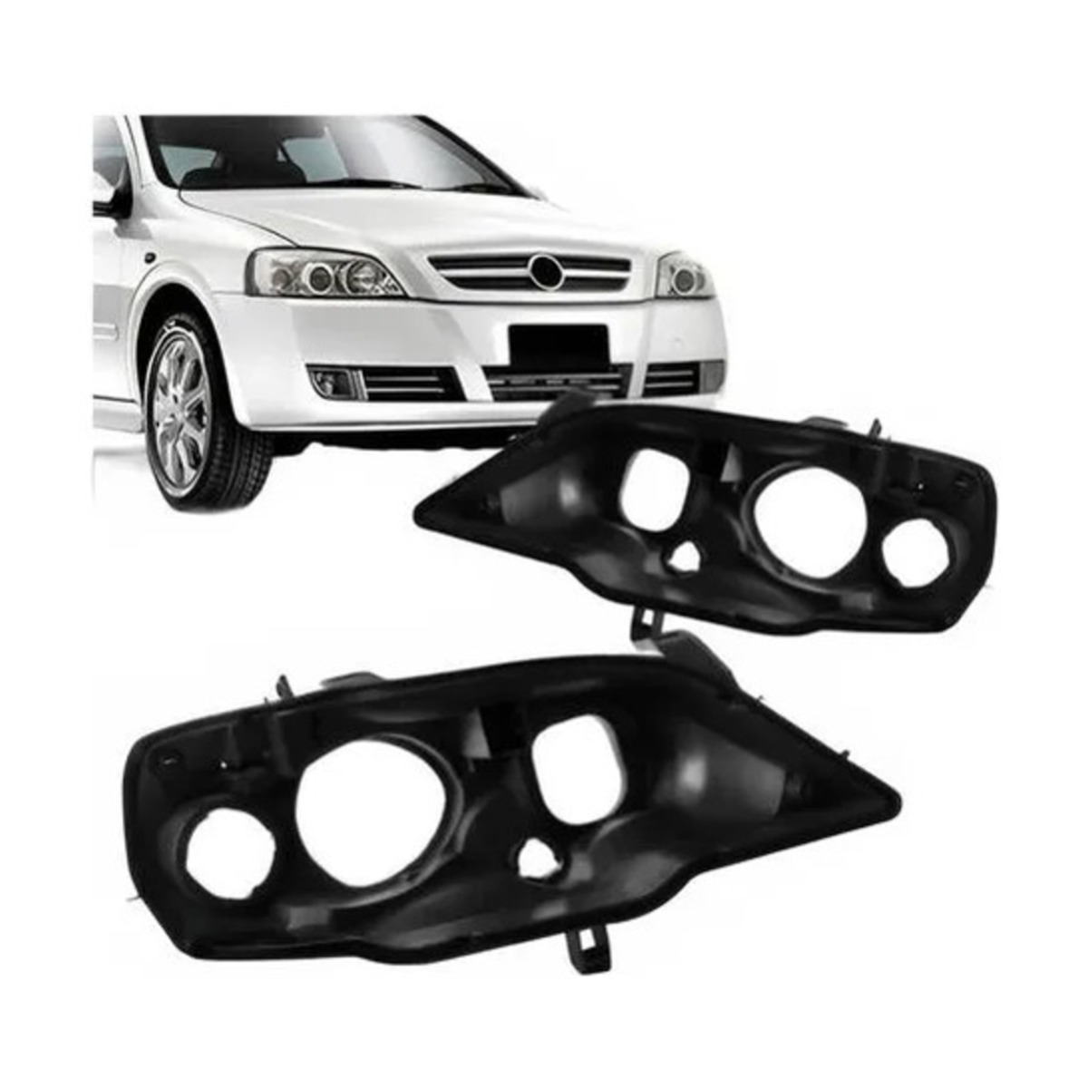 PAR CARCACA FAROL ASTRA 2003 A 2012 ESQUERDO | DIREITO (K.RF22759-RF22758)