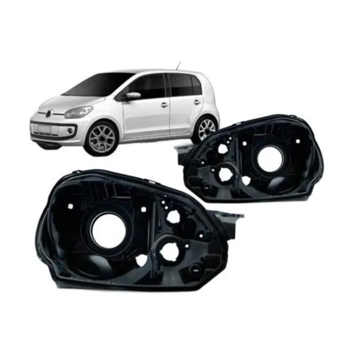 PAR CARCACA FAROL UP 2014 A 2016 ESQUERDO | DIREITO (K.RF31191-RF31190)