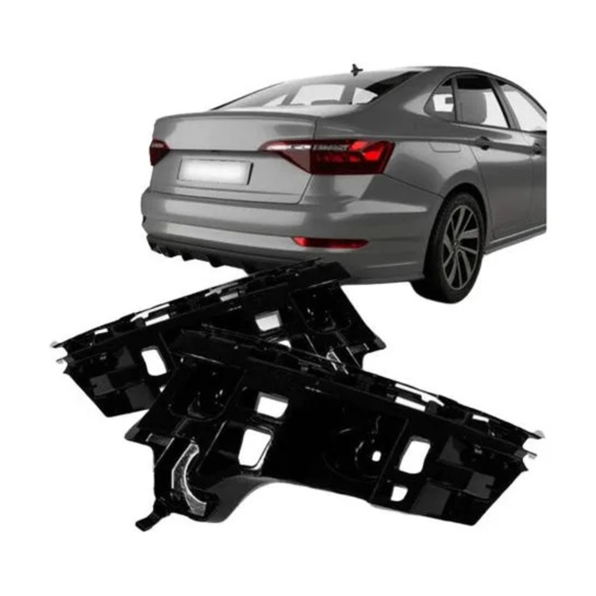 PAR JETTA 19/22 SUPORTE GUIA P/CHOQUE DIANT JETTA 2019 A 2022 ESQUERDO | DIREITO