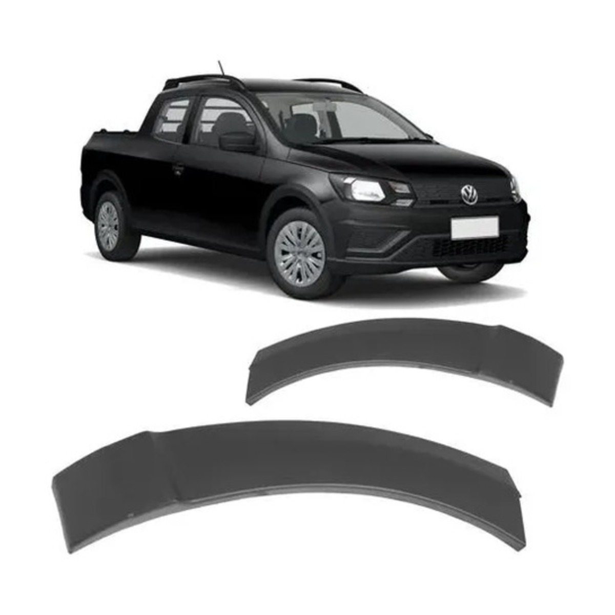 MOLDURA PARA CHOQUE DIAN/TRAS SAVEIRO 2013 A 2016 (RF30732)